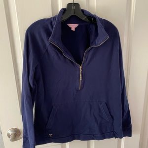 Lilly Pulitzer navy pop over large